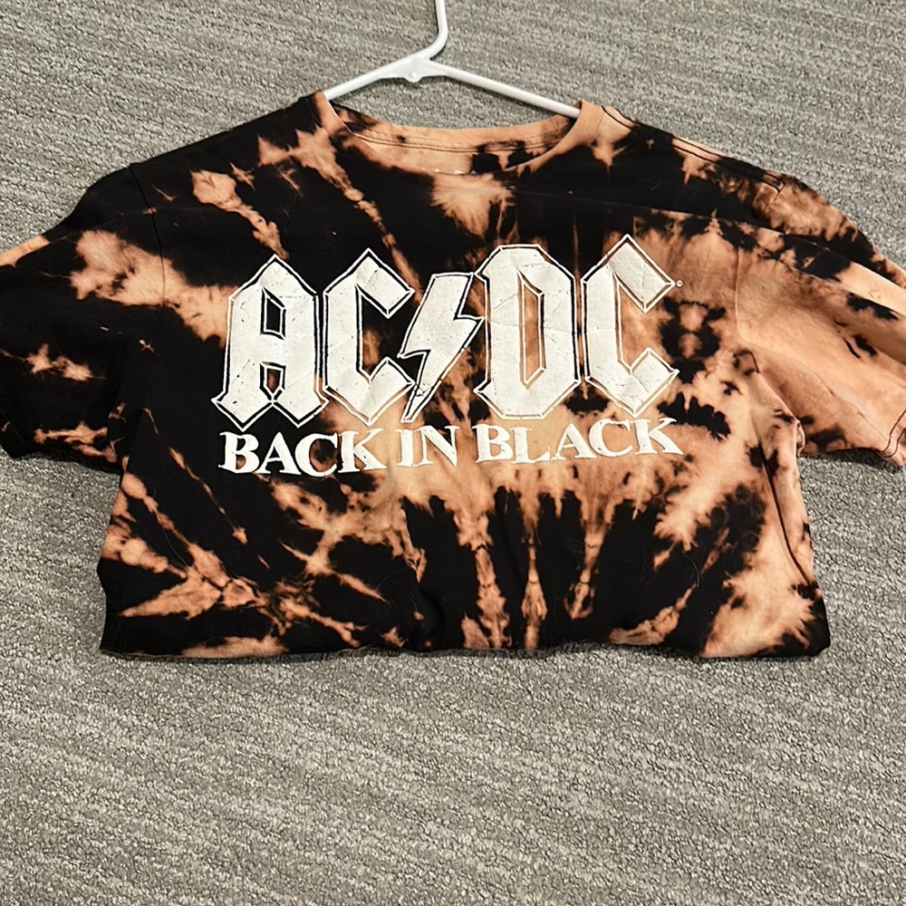 AC/DC tie dye t-shirt